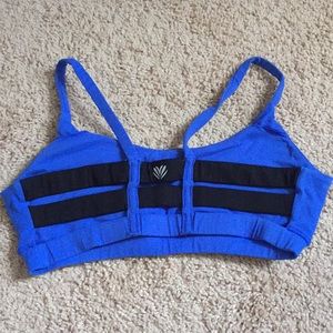 Blue Sports Bra